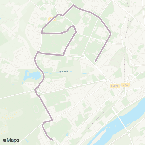 Azalys - Lignes scolaires Taille aux Moines - Kennedy map