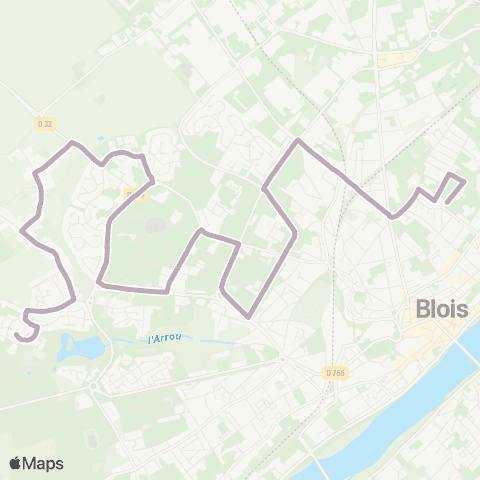 Azalys - Lignes scolaires Pinçonnière - Limousin map