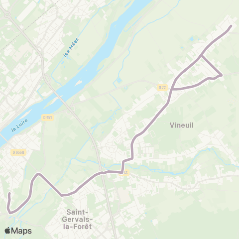 Azalys - Lignes scolaires Collège Vienne - Léry map