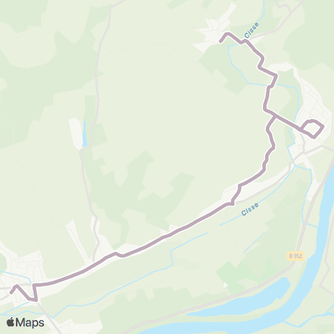 Azalys - Lignes scolaires Collège - Église map