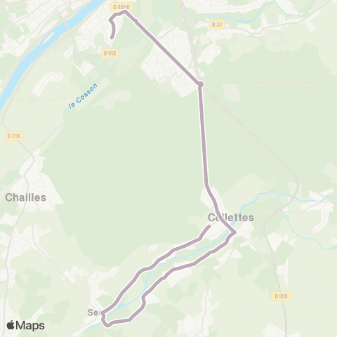 Azalys - Lignes scolaires Collège Vienne - La Gaudronnière map