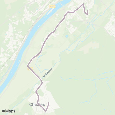 Azalys - Lignes scolaires Collège Vienne - Charmes map