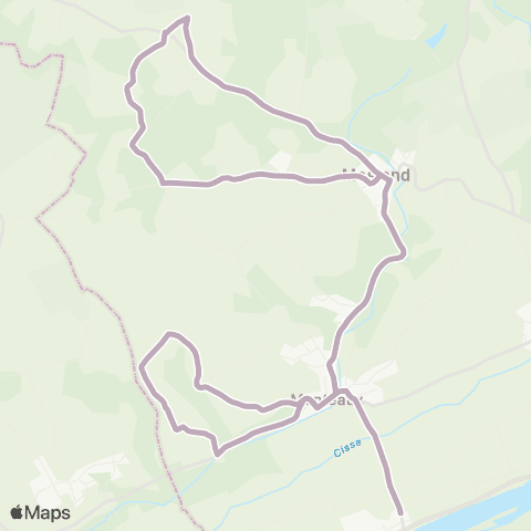 Azalys - Lignes scolaires Bourg - École map