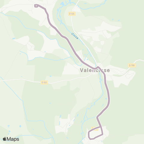 Azalys - Lignes scolaires École - École map