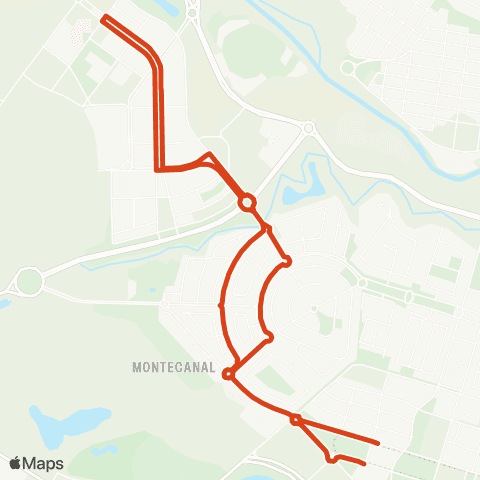 Transporte Urbano de Zaragoza Rosales del Canal - Tranvía map