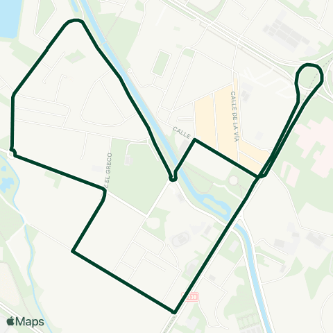 Transporte Urbano de Zaragoza Casablanca - Tranvía map