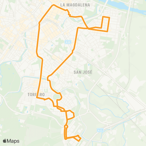 Transporte Urbano de Zaragoza Plaza Aragón - las Fuentes - S José - la Paz - Parque Venecia map