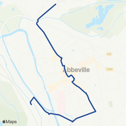 BAAG Gare - Beffroi - Cimetière map