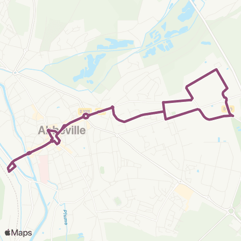BAAG Gare - ZI La Pépinière - Beffroi - Gare map