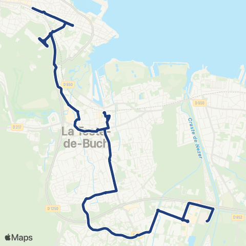 Baïa Gare d'Arcachon - Pôle de santé map