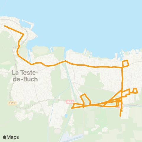 Baïa Gare d'Arcachon - Pôle de santé map