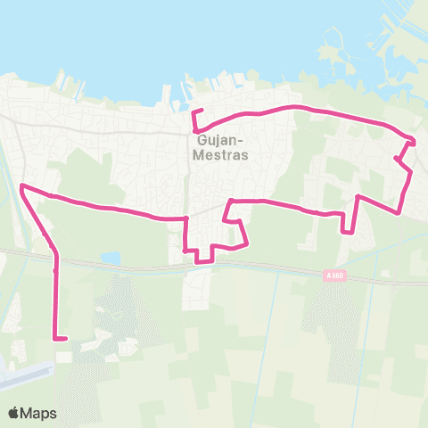 Baïa Gare de Gujan-Mestras - Pôle de santé map