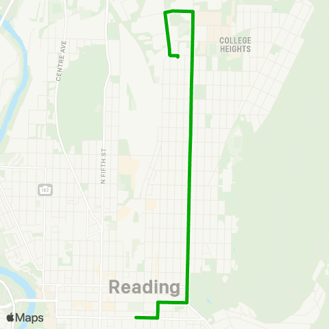 BARTA 10th / 11th Streets map