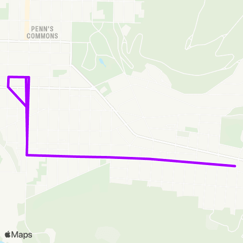 BARTA Cotton Street via BTC map