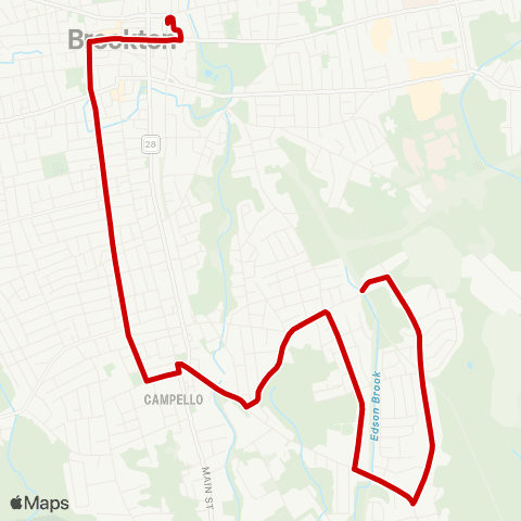 BAT Southfield via Warren & Plain Street map