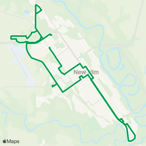 Brown County Heartland Express Hermann Express map