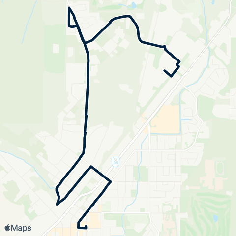 BC Transit East Kootenay Slaterville map