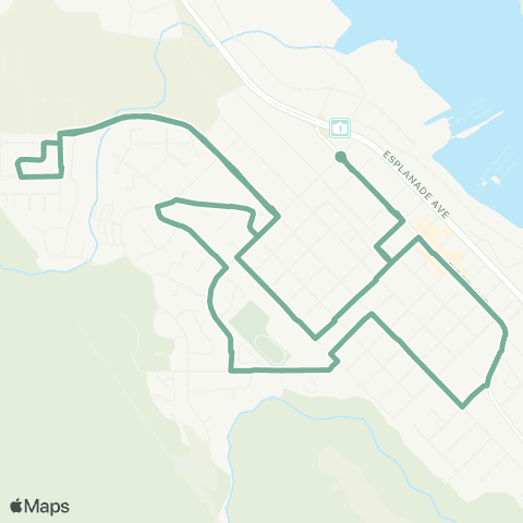 BC Transit Cowichan Valley Alderwood-Ladysmith map