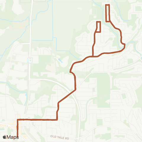 BC Transit Fraser Valley Region Saddle / Montrose map