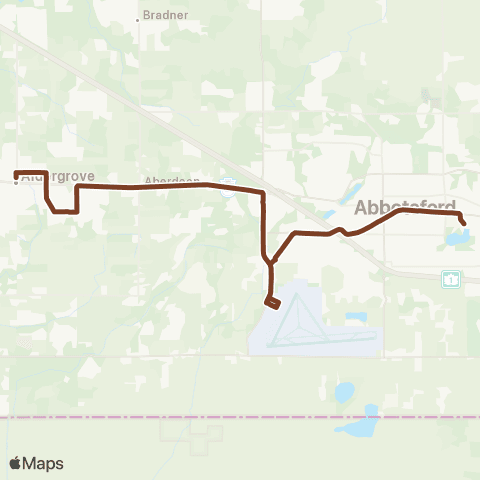 BC Transit Fraser Valley Region Fraser Hwy map