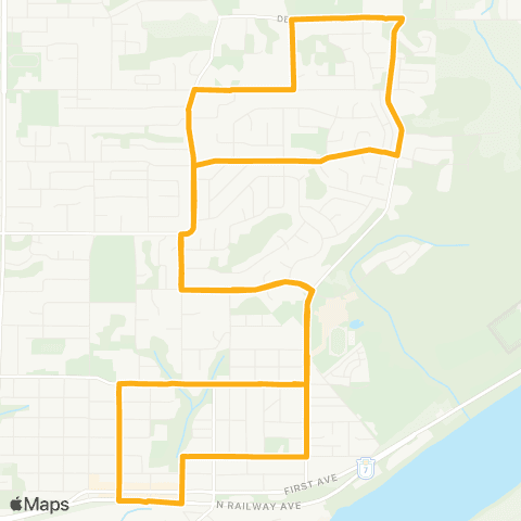 BC Transit Fraser Valley Region East Side map