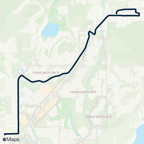 BC Transit Kelowna Old Okanagan map