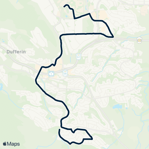BC Transit Kamloops Pacific Way map