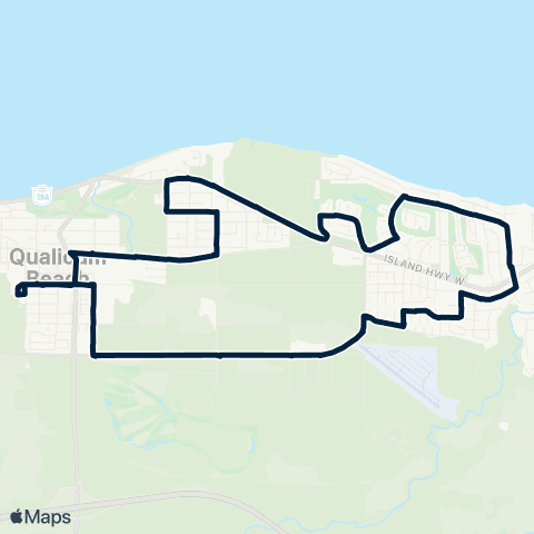 BC Transit Nanaimo Eaglecrest map