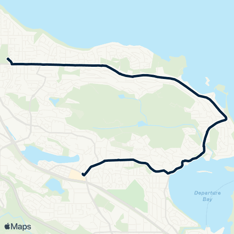 BC Transit Nanaimo Hammond Bay map