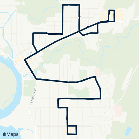 BC Transit Port Alberni Pacific Rim map