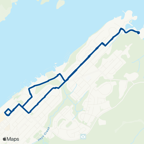 BC Transit Prince Rupert Seal Cove map