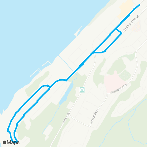 BC Transit Prince Rupert Westview map