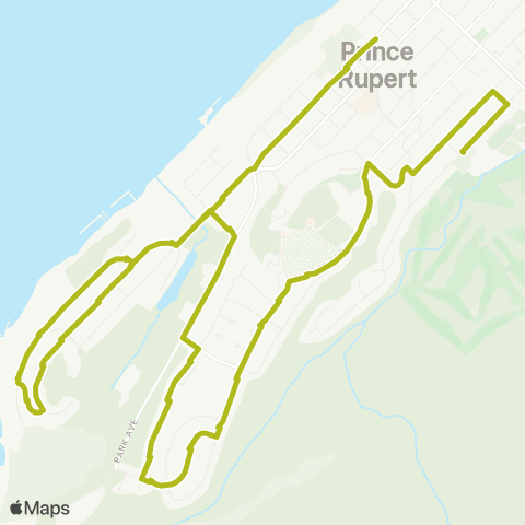 BC Transit Prince Rupert Special map