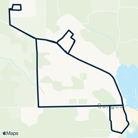 BC Transit Salt Spring Island Ganges Local map
