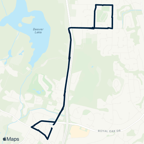 BC Transit Victoria Ridge map