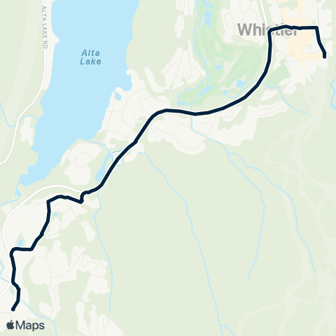BC Transit Whistler Whistler Creek map