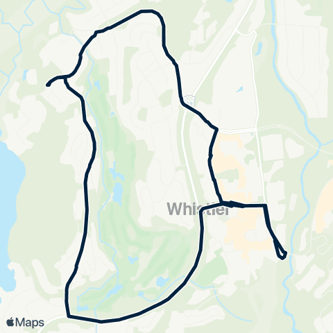 BC Transit Whistler Tapley's / Blueberry map