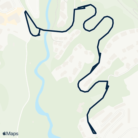 BC Transit Whistler Staff Housing map