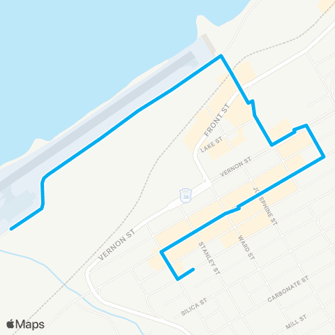 BC Transit West Kootenay Lakeside Dr W map