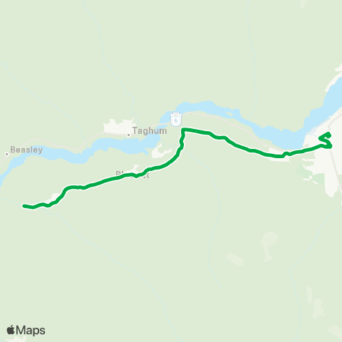 BC Transit West Kootenay Blewett map