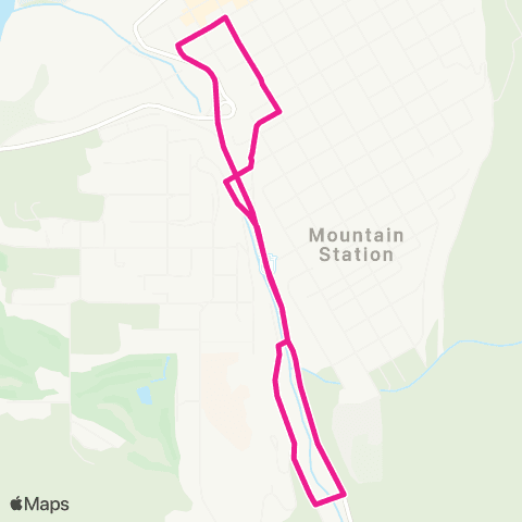 BC Transit West Kootenay Perrier map