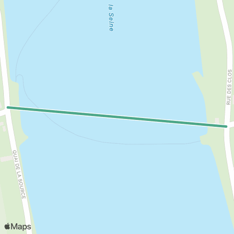 Bacs de Seine Jumièges Heurteauville map