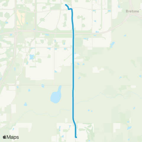Beaumont Transit Beaumont - Edmonton map