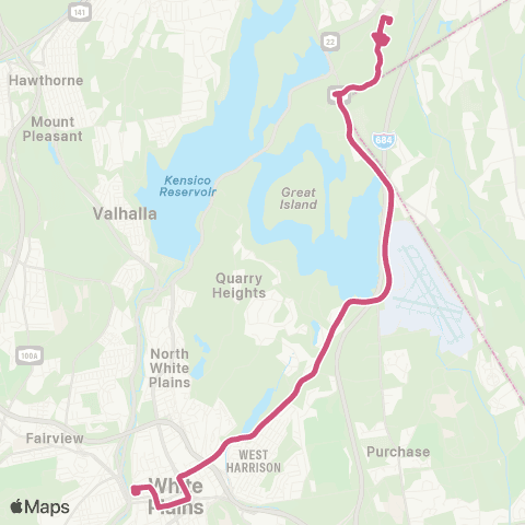 Bee-Line Shuttle Loop H map