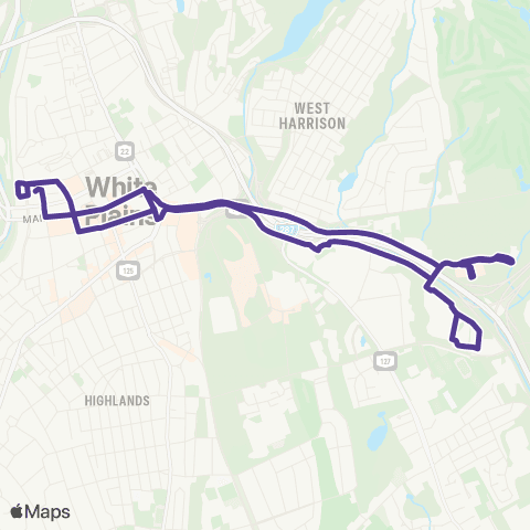Bee-Line Shuttle Loop A map
