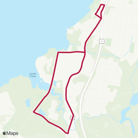 Bee-Line Peekskill Commuter Loop map