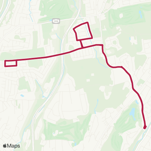 Bee-Line Secor Rd Commuter map