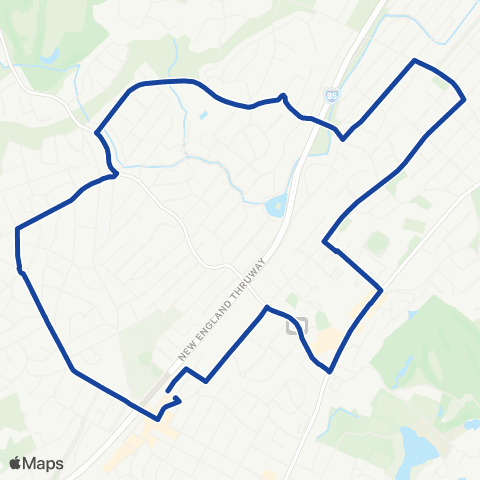 Bee-Line Bonnie Briar Commuter map
