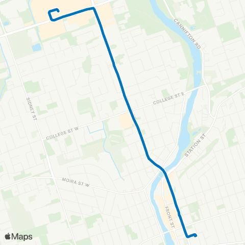 Belleville Transit  map