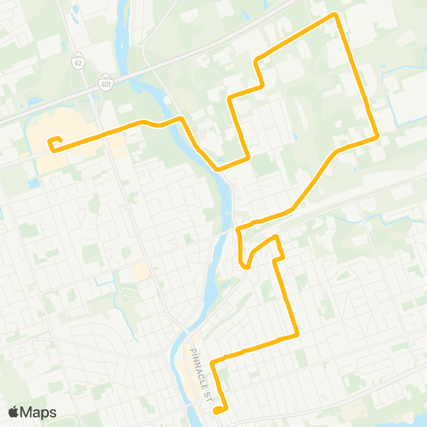 Belleville Transit  map